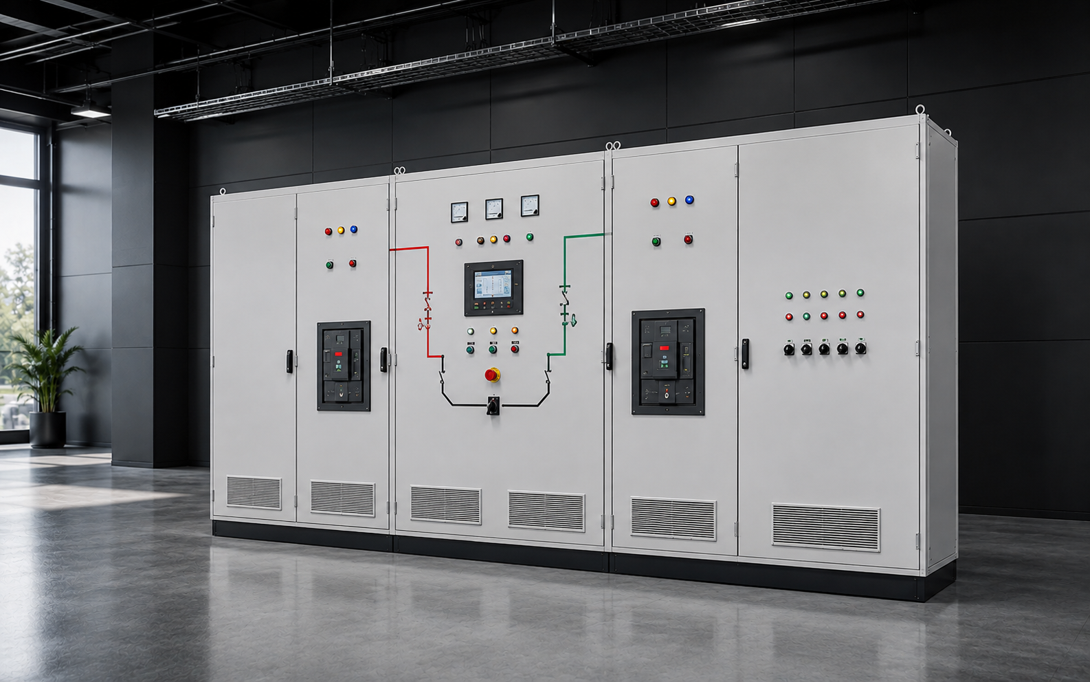 Automatic Mains Failure panel
